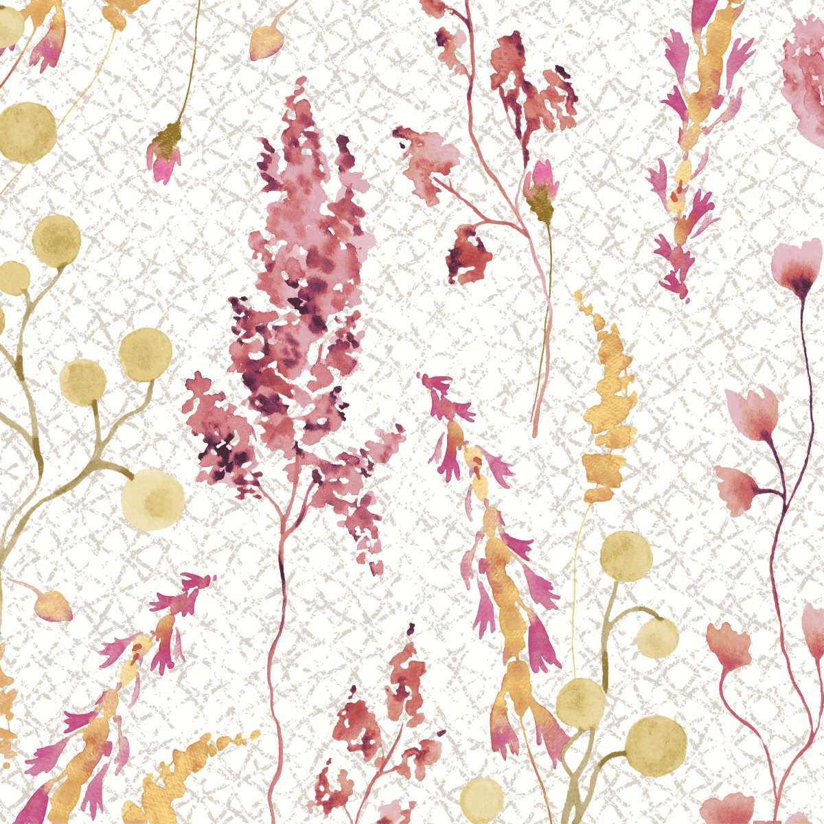 Paper + Design Servietten Herbstblumen – 33 × 33 cm, 3-lagig – 20 Stück