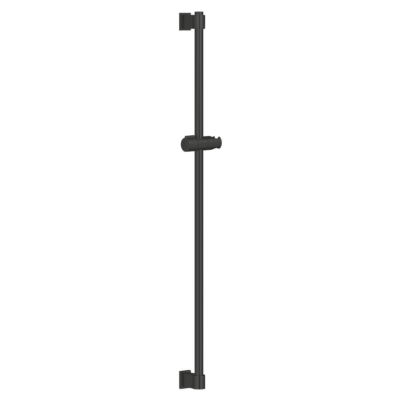 GROHE Handtuchhalter (Wand) – 92 cm, Ø2,2 cm, Metall, zum Schrauben, Schwarz matt