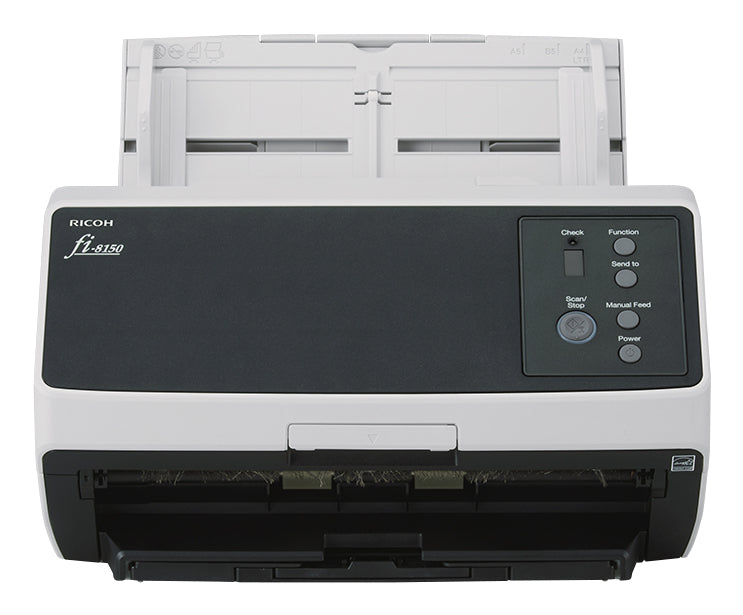 Ricoh FI-8150 – Dokumentenscanner, A4, Duplex, 50 Seiten pro Minute, 600 dpi, ADF 100 Blatt, LAN, USB