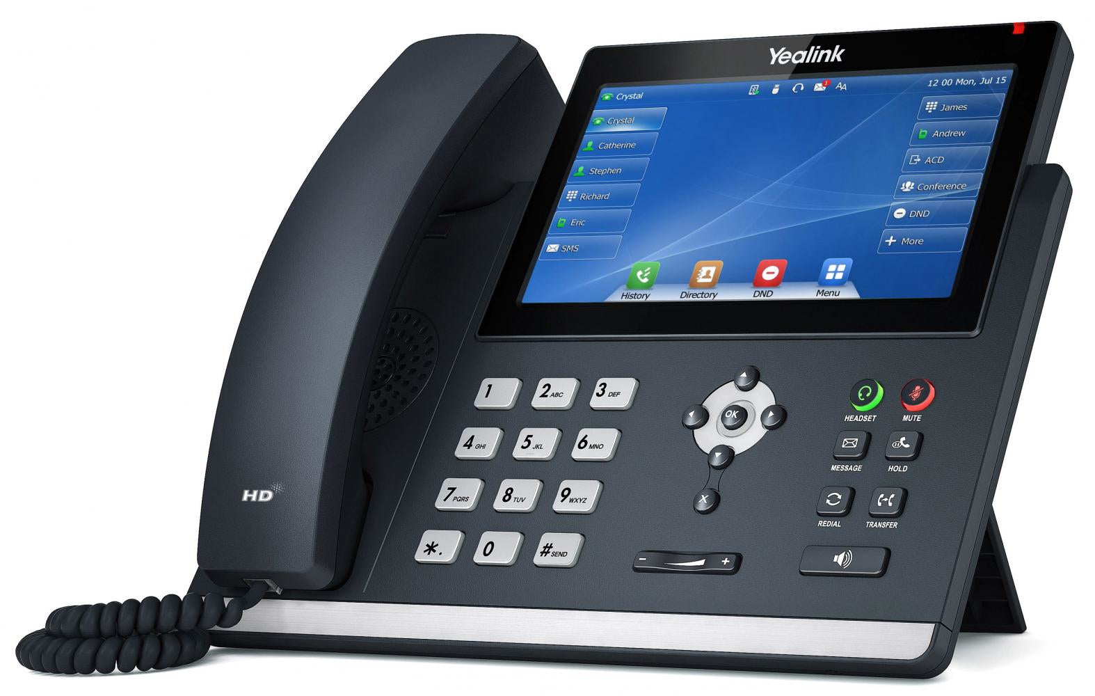Yealink SIP-T48U – IP-Telefon, Touchscreen, PoE, WLAN