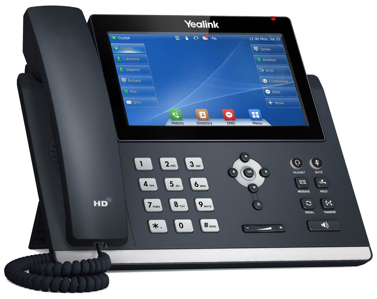 Yealink SIP-T48U – IP-Telefon, Touchscreen, PoE, WLAN