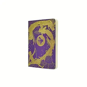 Paperblanks Notizheft – A5 – 100 g/m² – Hardcover, perforiert, abgerundete Kanten, violett (gemustert), FSC
