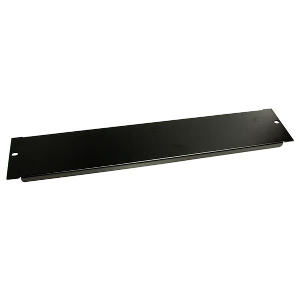 StarTech.com 2U Rack Blindblende – 19" Rack, Stahl, Schwarz