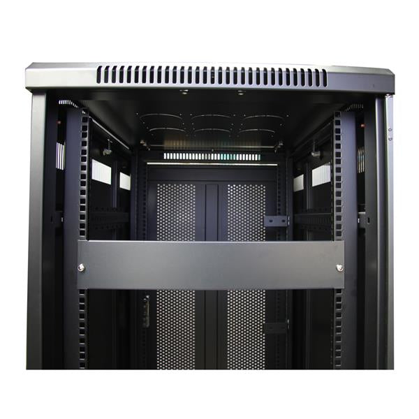 StarTech.com 2U Rack Blindblende – 19" Rack, Stahl, Schwarz