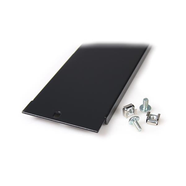 StarTech.com 2U Rack Blindblende – 19" Rack, Stahl, Schwarz