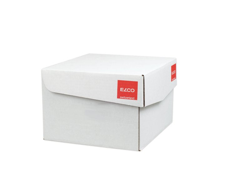 Elco Couvert C5 (229 × 162 mm), mit Fenster, haftklebend (Optifix), weiss, 100 g/m² – 500 Stk.