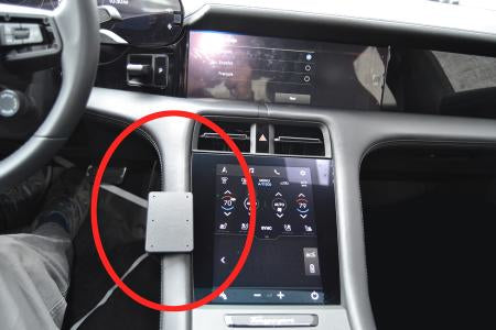 Brodit ProClip 855613 – Auto-Halterung (passiv) – Lüftungsschlitz – für Porsche Taycan 2020 – Schwarz