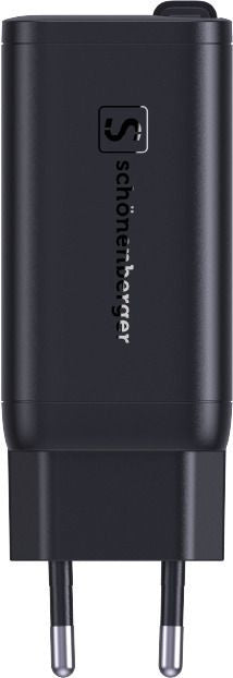 M. Schönenberger 24.11067SZ USB-Ladegerät 67 W – USB-A×3 – PD, GaN – Schwarz