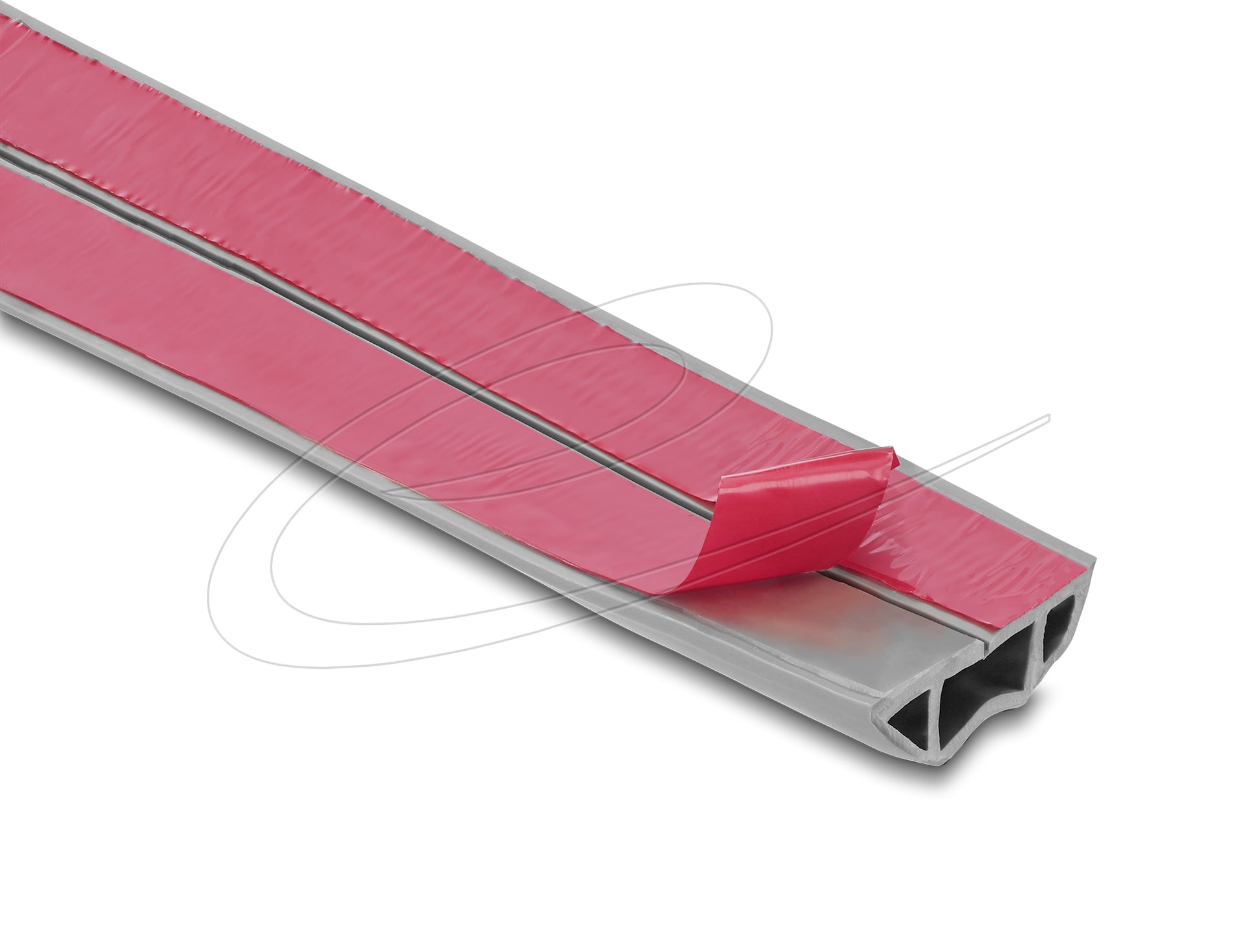 DeLOCK 20767 Wandkanal – 50 × 14 mm – 2 m – PVC – Grau, zuschneidbar
