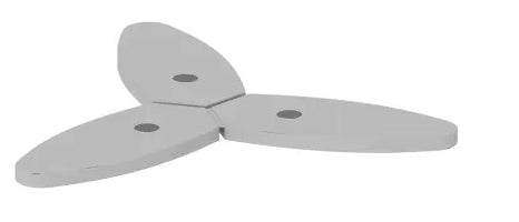 BergHOFF Leo – Untersetzer Ø 24 × 0,7 cm, Silikon, Grau, Magnetisch, Zusammenklappbar