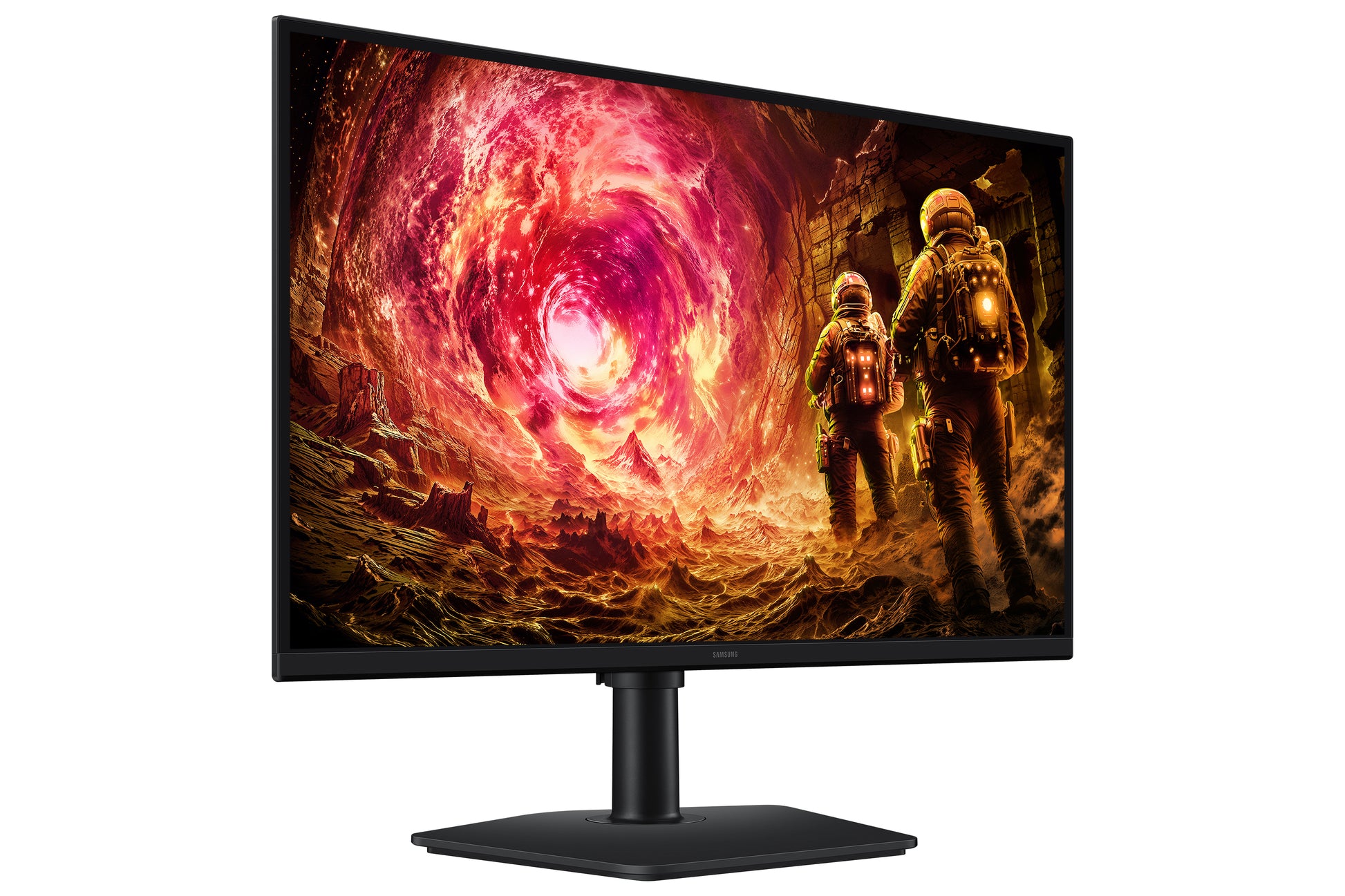 Samsung G50F – Monitor, 27" 2560 × 1440 (WQHD), IPS, 180 Hz, 300 cd/m², VESA 100 × 100, Schwarz