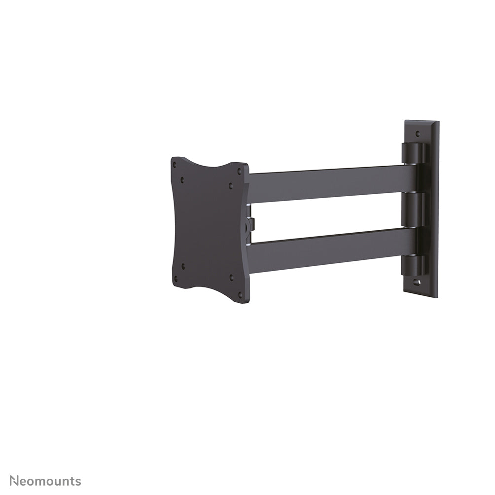 Neomounts Monitor-Wandhalterung – 1 Monitor – 10–27" – VESA 75×75/100×100 mm – bis 15 kg/Monitor – Schwarz