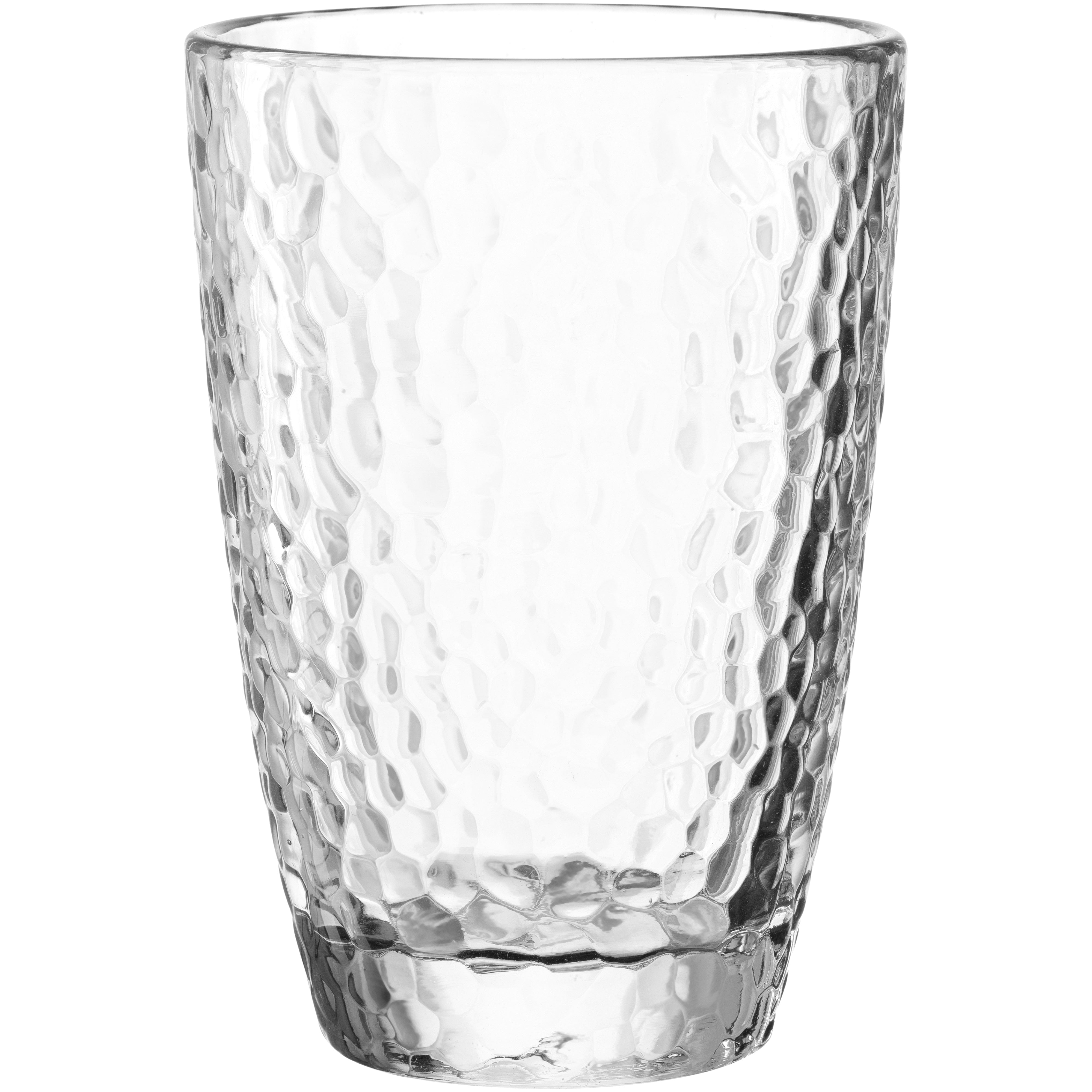 LEONARDO Trinkgläser – 4er Set, 340 ml, Ø 8,0 cm, H 12,0 cm, Kalk-Natron-Glas, Transparent, spülmaschinenfest