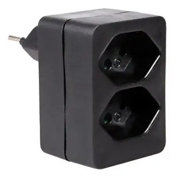 M. Schönenberger Schönenberger Abzweigstecker – 2× T13, Stecker T12 (10 A), 230 V – Schwarz