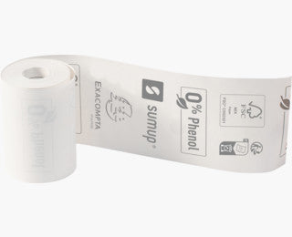 Exacompta Thermorolle 57 × 30 mm, 9 m, 55 g/m², phenolfrei, BPA-/BPS-frei – für SumUp 3G+ Payment Kit, SumUp S