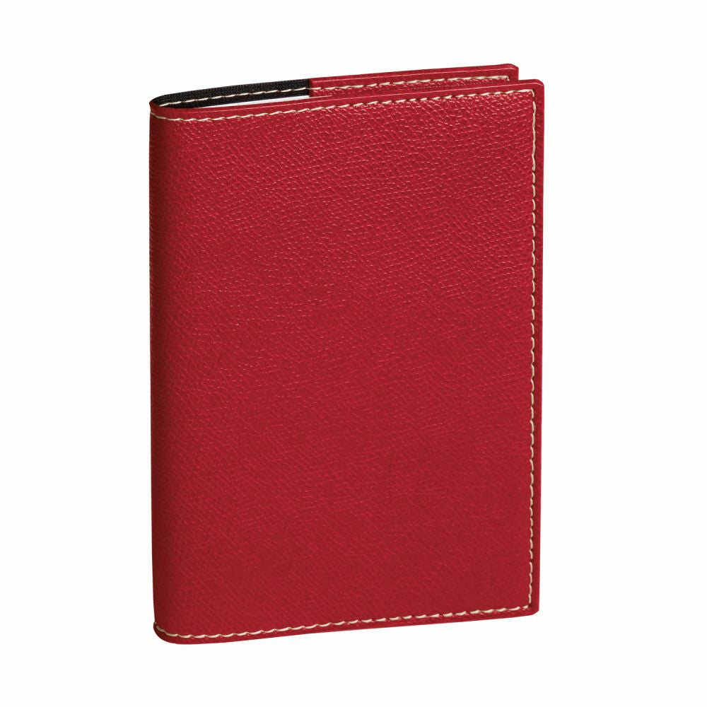 Quo Vadis Akademiker vz Club – Schulagenda 2026/27, 1 Woche/2 Seiten, 10 × 15 cm, Kirschrot