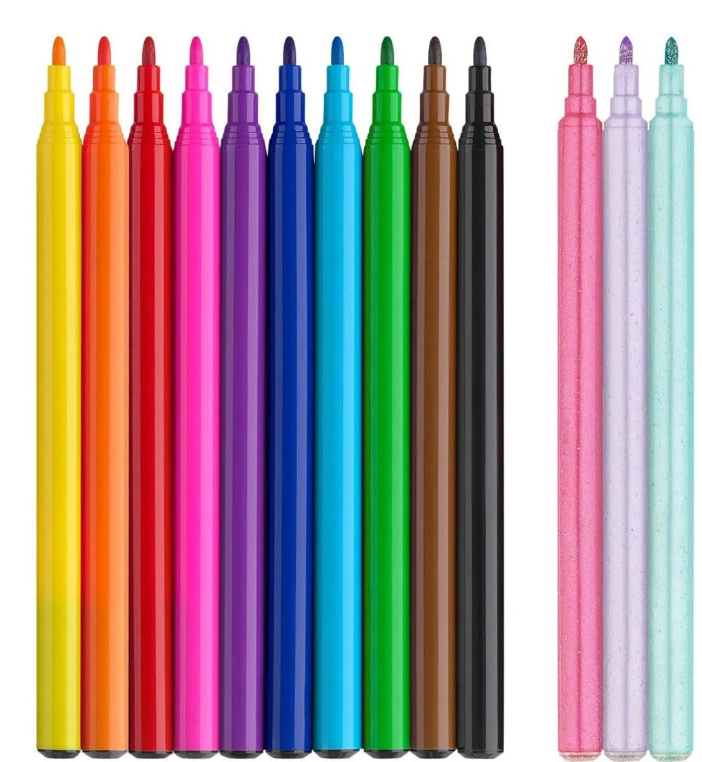 Faber-Castell Filzstifte Einhorn Spezialedition, Strichbreite 1 mm, 13 Farben