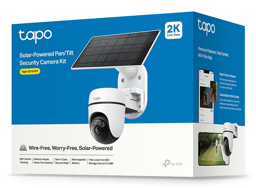 TP-Link Tapo C610 Netzwerkkamera – 3 MP, Reichweite 10 m, IP65, für Amazon Alexa, Weiss