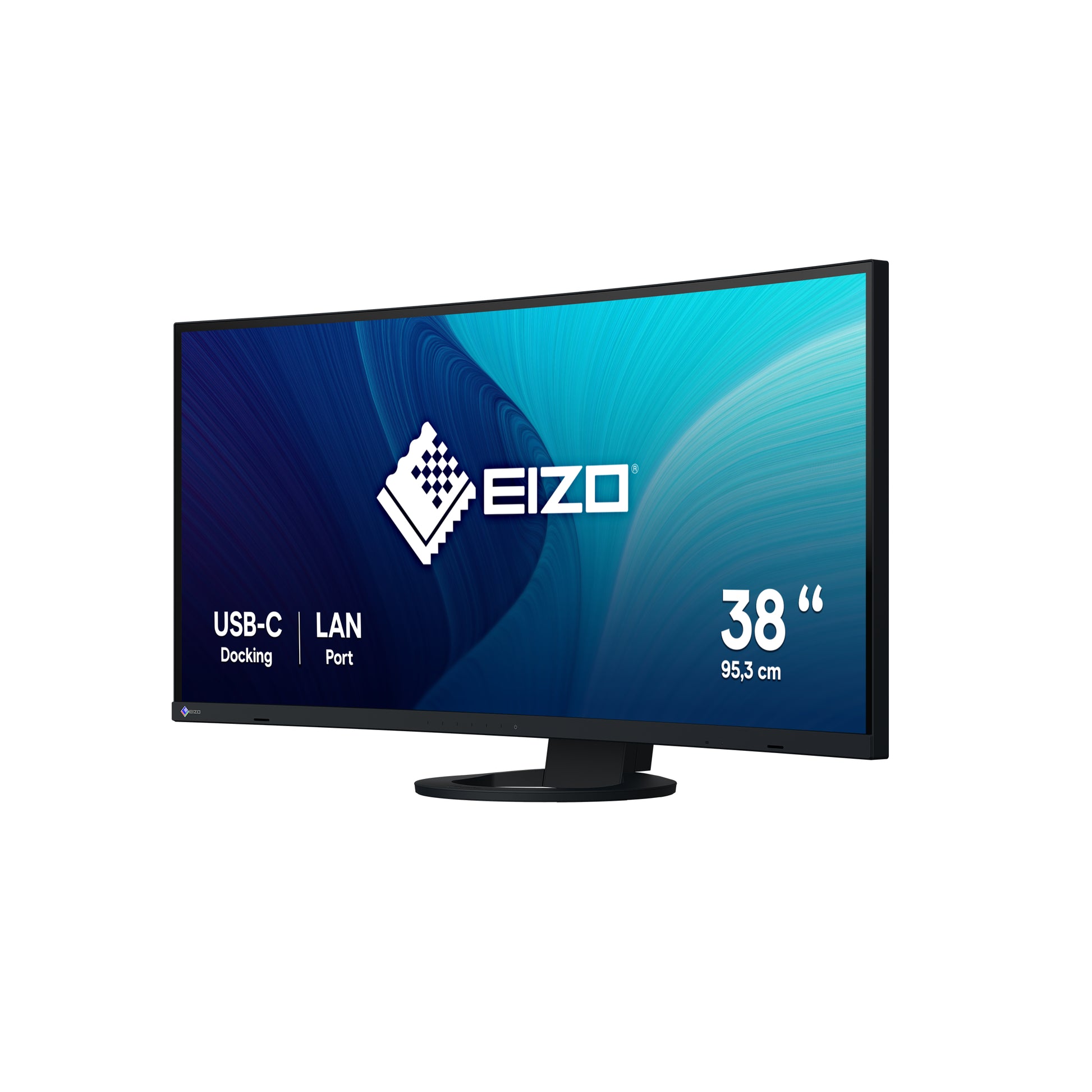EIZO FlexScan EV3895-BK – Monitor, 37,5", IPS, 60 Hz, 300 cd/m², Schwarz