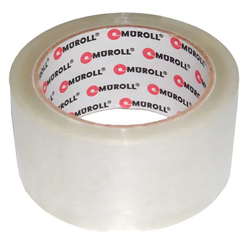 Brieger Verpackungsklebeband, Economy, PP, transparent, Hotmelt (Schmelzklebstoff) – 50 mm × 66 m
