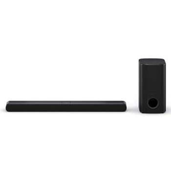 LG DS77TY – Soundbar mit kabellosem Subwoofer – 3.1.3, Dolby Atmos, eARC, Bluetooth 5.1, Schwarz