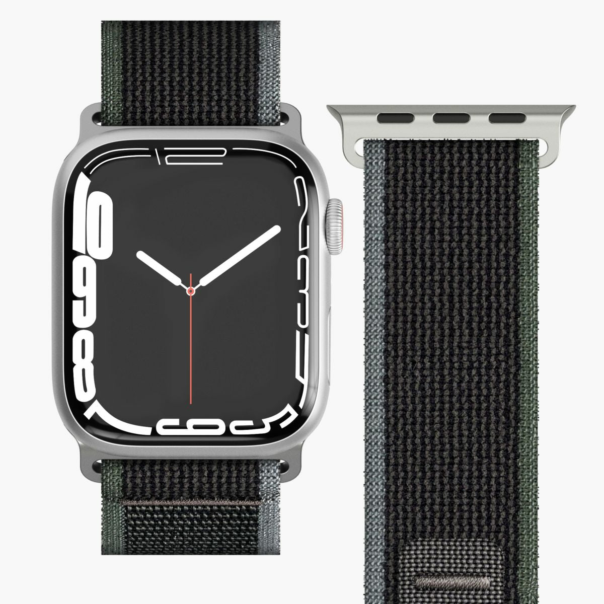 Vonmählen Trekking Case 1 – Armband – für Apple Watch 38 mm, 40 mm, 41 mm, Blau/Schwarz, Nylon