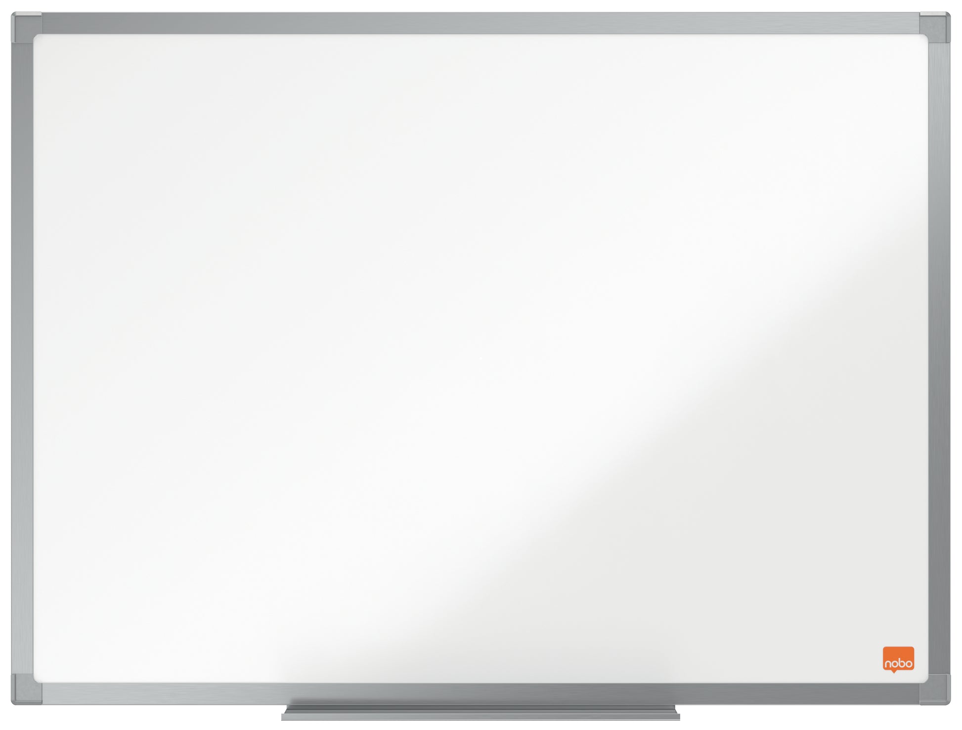 Nobo Whiteboard – 45 × 30 cm, lackierter Stahl, magnetisch, Aluminiumrahmen, inkl. Stifteablage, Montagesatz