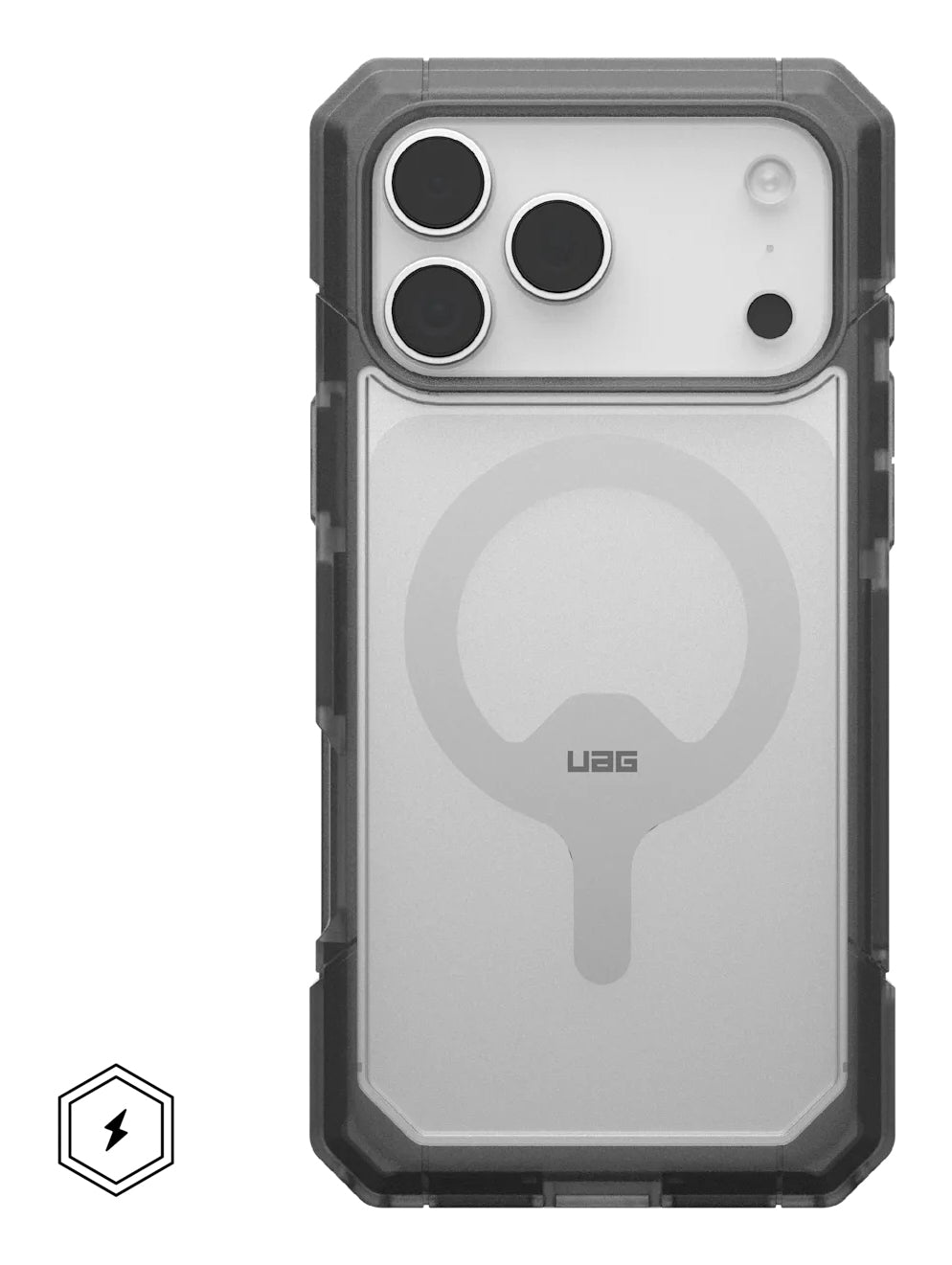 Urban Armor Gear UAG – Backcover Trooper MS Pro – für Apple iPhone 17 Pro Max – transparent