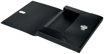 Leitz Recycle Aufbewahrungsbox für A4 – 250 Blatt, B 330 × H 38 × T 254 mm, Schwarz, PP