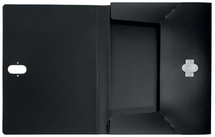Leitz Recycle Aufbewahrungsbox für A4 – 250 Blatt, B 330 × H 38 × T 254 mm, Schwarz, PP