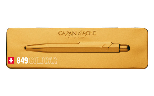 Caran d-Ache Caran d'Ache Kugelschreiber – gold, seidenmatt, Aluminium