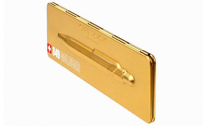 Caran d-Ache Caran d'Ache Kugelschreiber – gold, seidenmatt, Aluminium