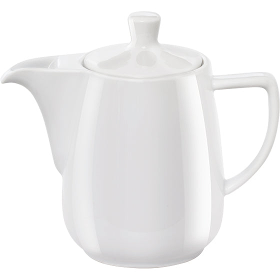 Melitta Karaffe – 0,6 l, Porzellan, Weiss, spülmaschinenfest, mikrowellengeeignet