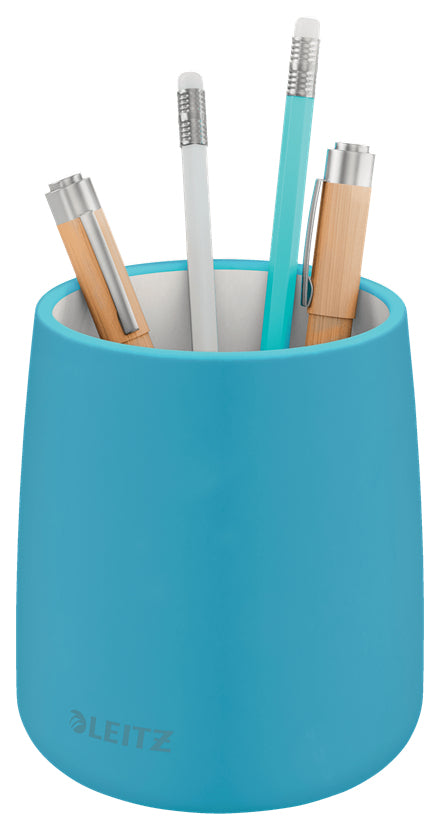 Leitz Cosy Stifteköcher – Blau, Keramik, Ø 87 × H 105 mm