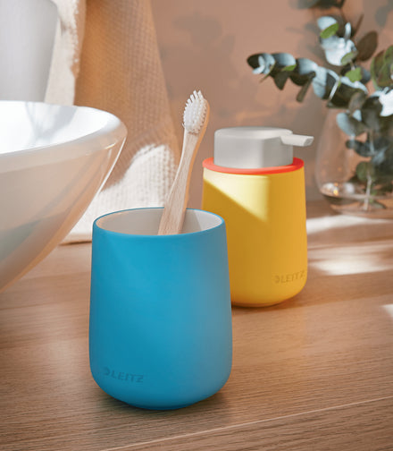 Leitz Cosy Stifteköcher – Blau, Keramik, Ø 87 × H 105 mm