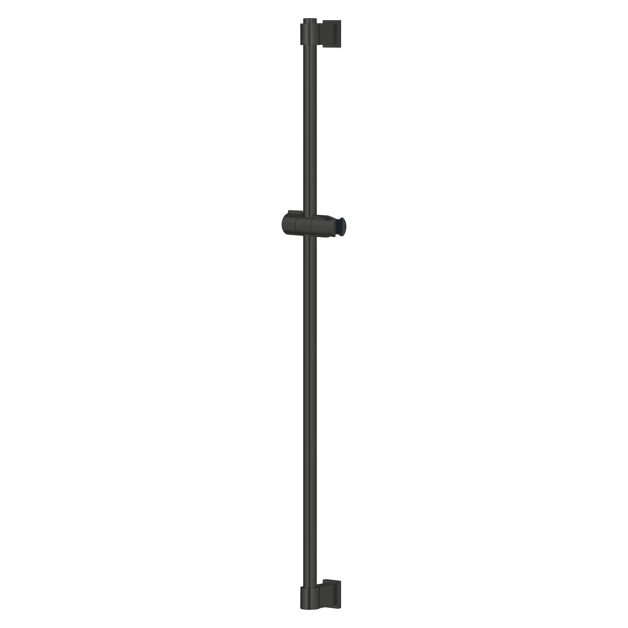 GROHE Handtuchhalter (Wand) – 92 cm, Ø2,2 cm, Metall, zum Schrauben, Schwarz matt