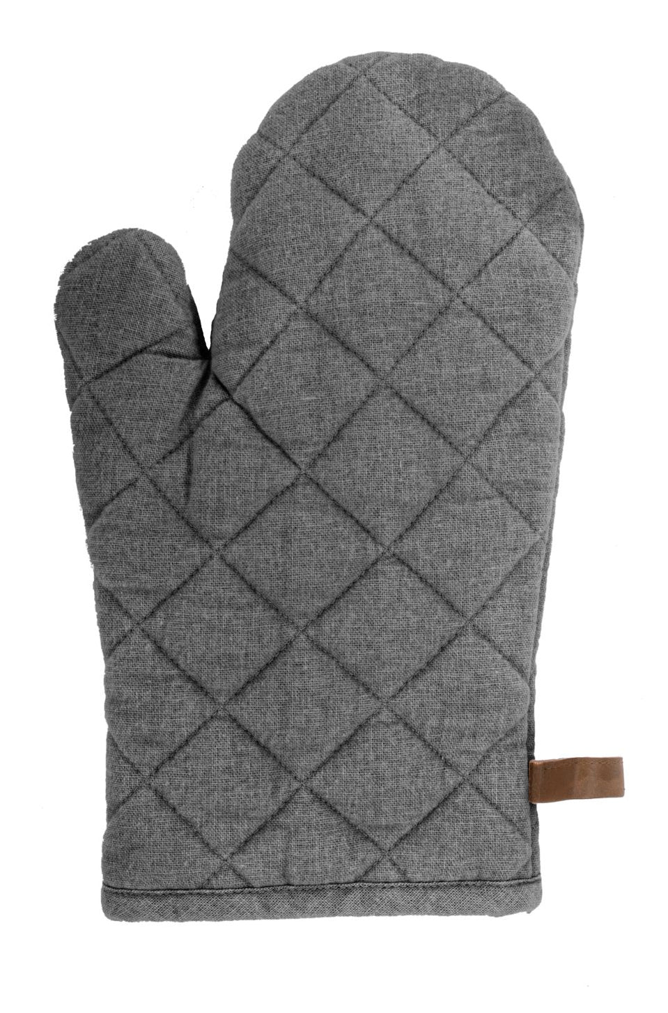 Tiseco Ofenhandschuhe 18 × 28 cm, Baumwolle, Anthrazit