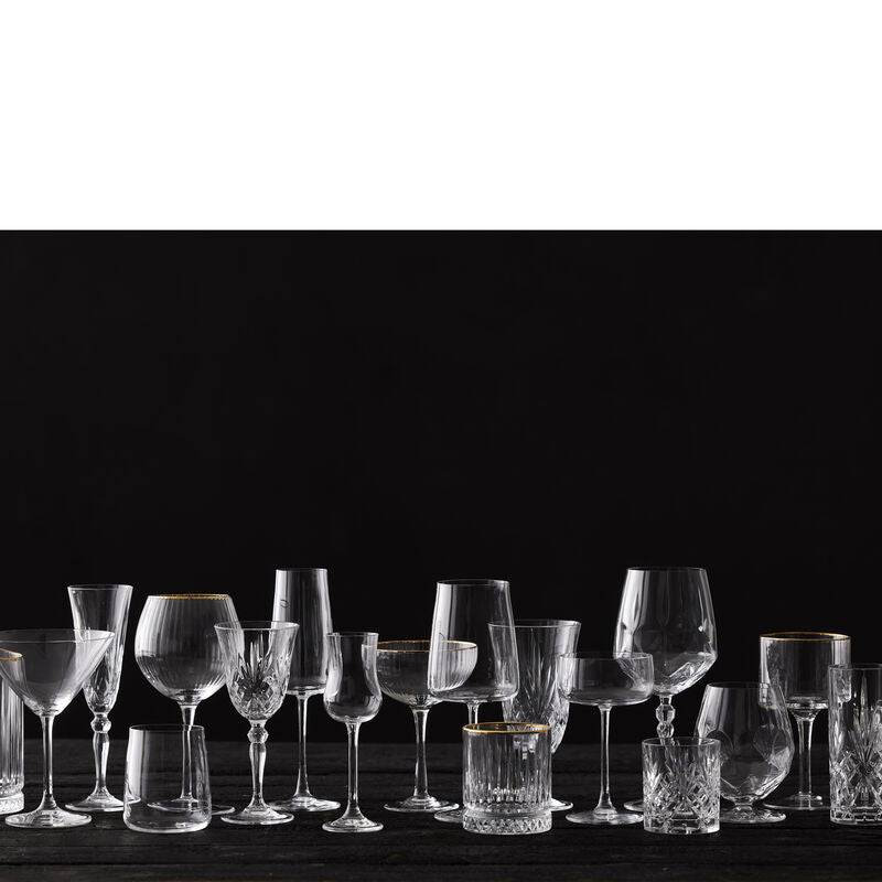 Lyngby Glas Juvel Trinkglas – 6er Set, 390 ml, H 10,0 cm, Glas, Transparent, spülmaschinenfest