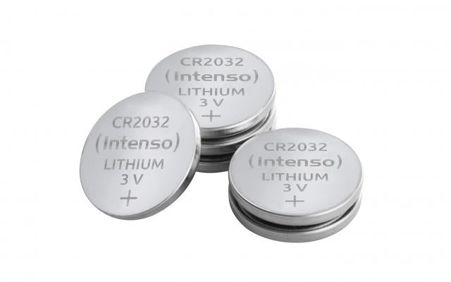 Intenso Knopfzellen CR2032, Lithium, 3 V – 10 Stk.