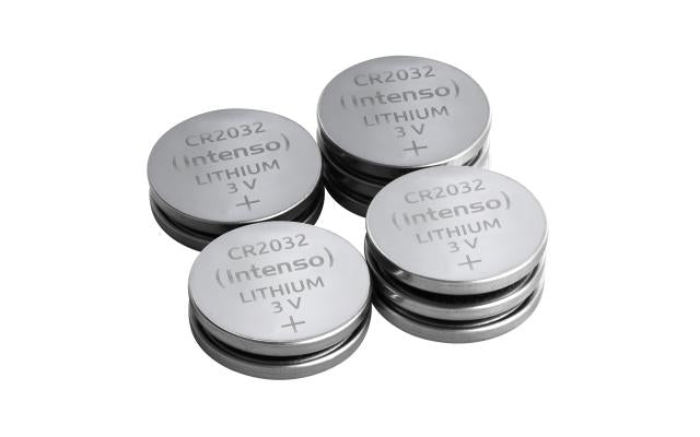 Intenso Knopfzellen CR2032, Lithium, 3 V – 10 Stk.