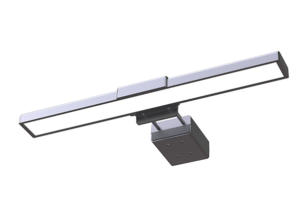 Unilux Monitor-Lichtleiste TRAVELIGHT – 550 lm, 2900–6500 K (einstellbar), USB – Schwarz