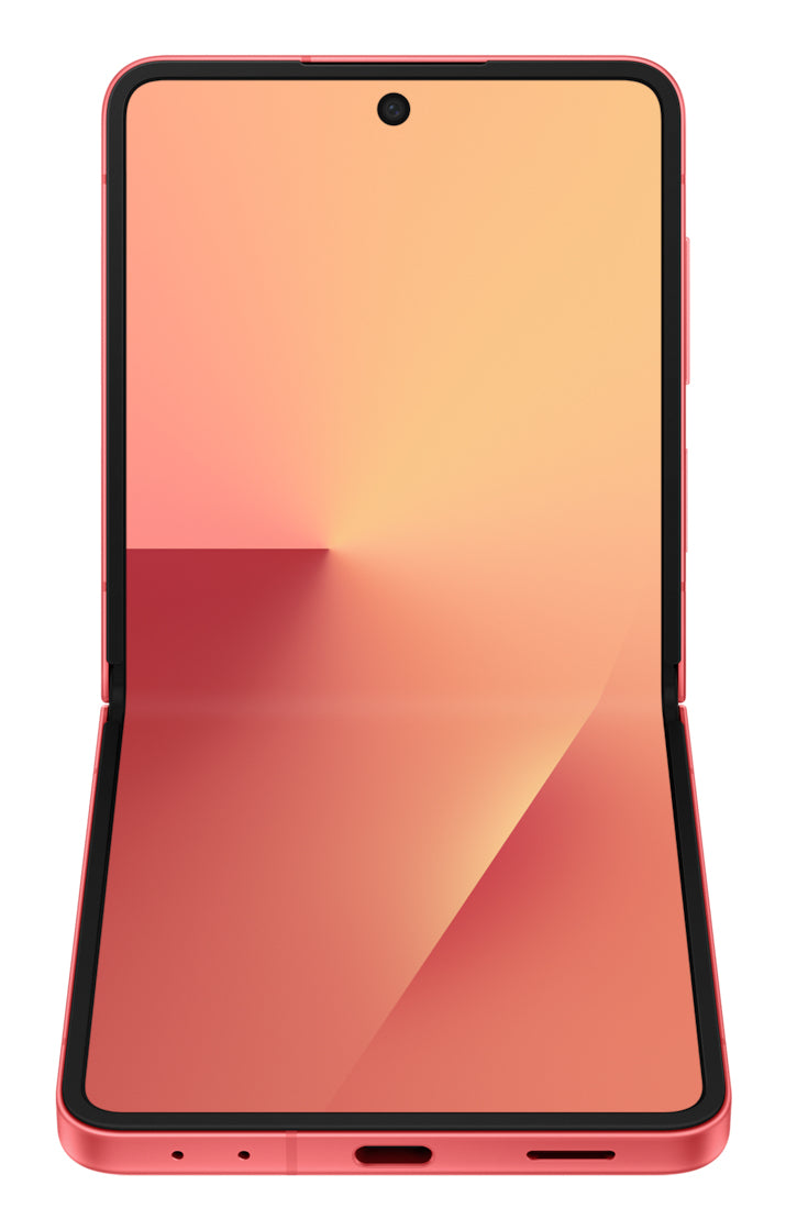 Samsung Galaxy Z Flip7 – Koralle, 6,8", 2520 × 1080, Android, 512 GB, 12 GB, eSIM, 5G, NFC