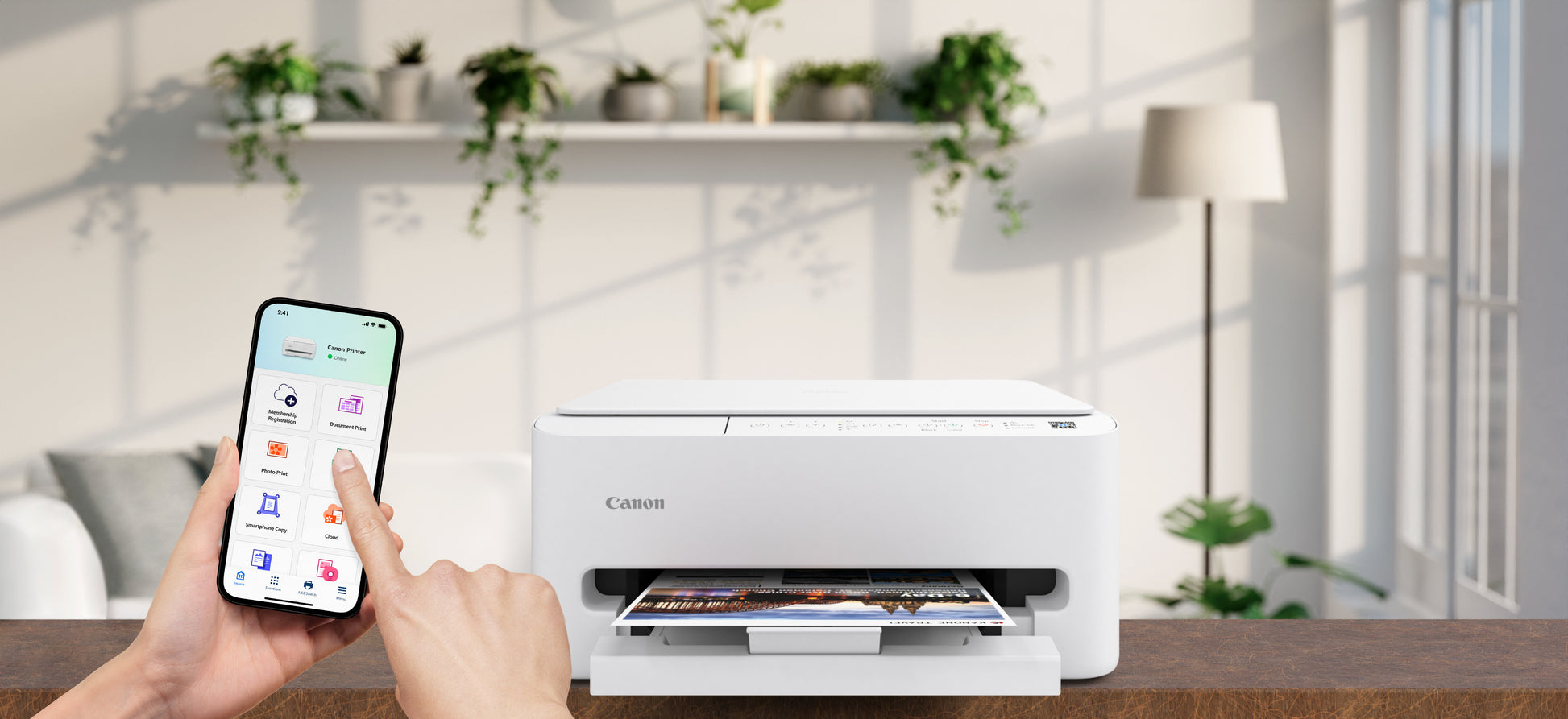Canon PIXMA TS4150I – Farbiges Tintenstrahl-MFP A4, 3-in-1 – WLAN