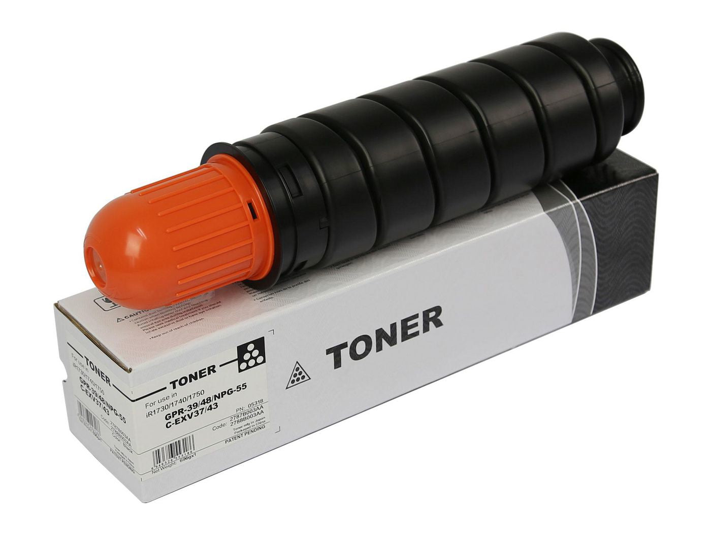 CoreParts C-EXV37/43 Schwarz Toner – Kompatibel – 17'000 Seiten – für Canon COPY iR1730/1730i/1730iF und andere