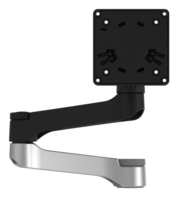 R-Go Tools ZEPHER4 C2 – Monitorarm, 8 kg, Schwarz/Silber