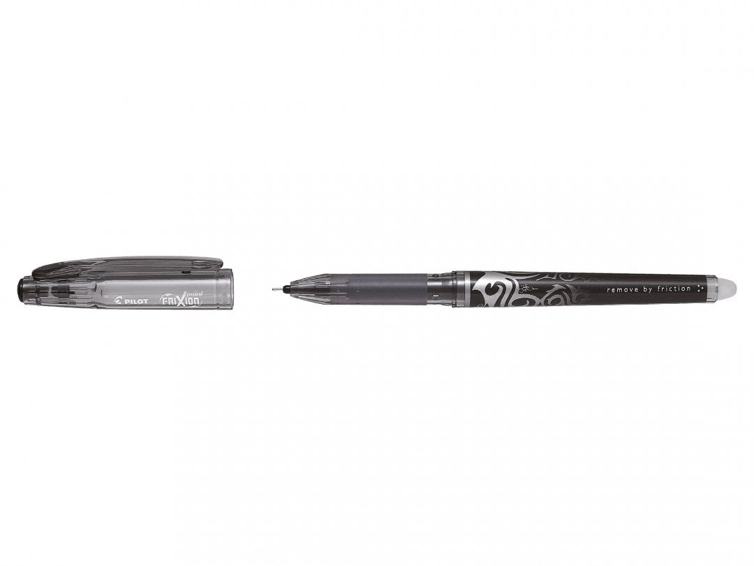 Pilot FriXion Point – radierbarer Tintenroller mit Kappe, 0,5 mm, schwarz
