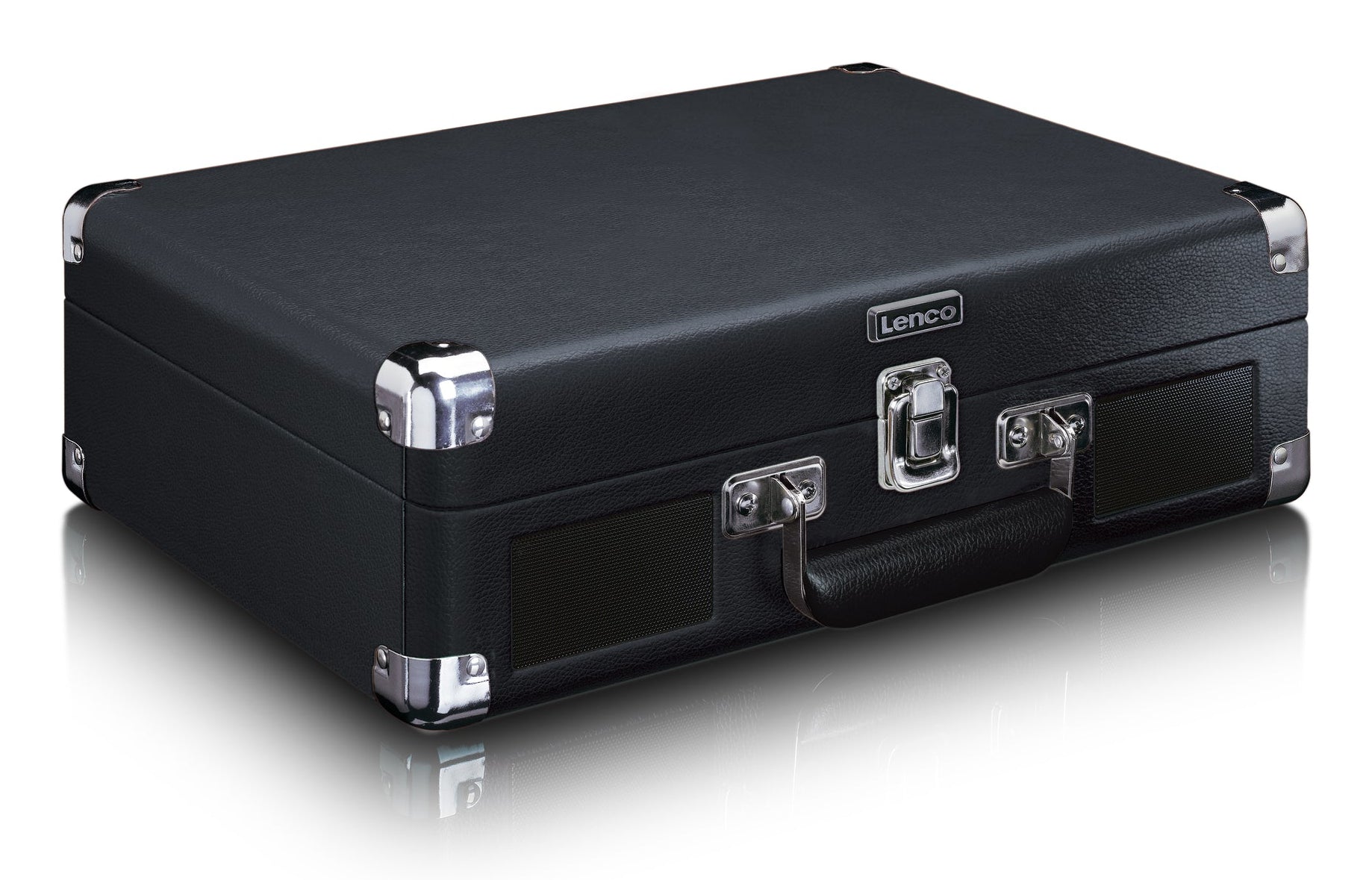 Lenco TT-115BK – Plattenspieler (Riemenantrieb, manuell), Bluetooth 5.0, Phono-Vorverstärker, 33⅓/45/78 U/min – Schwarz