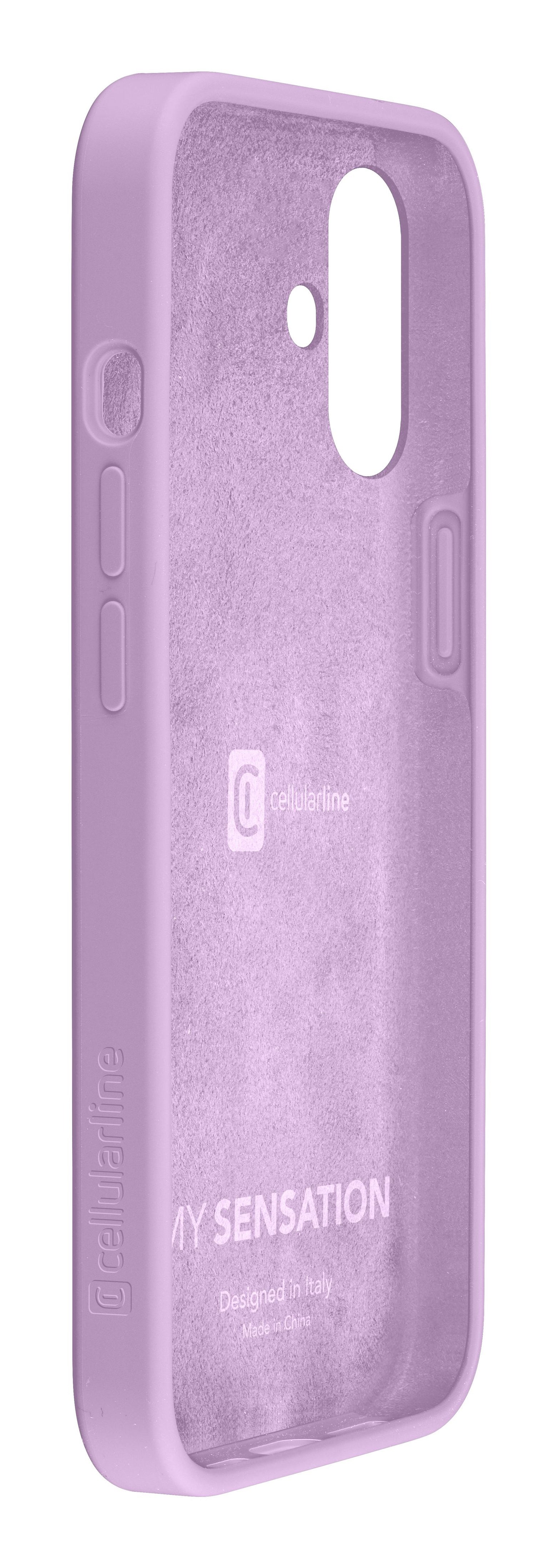 Cellularline Backcover – für Apple iPhone 16 – rosa