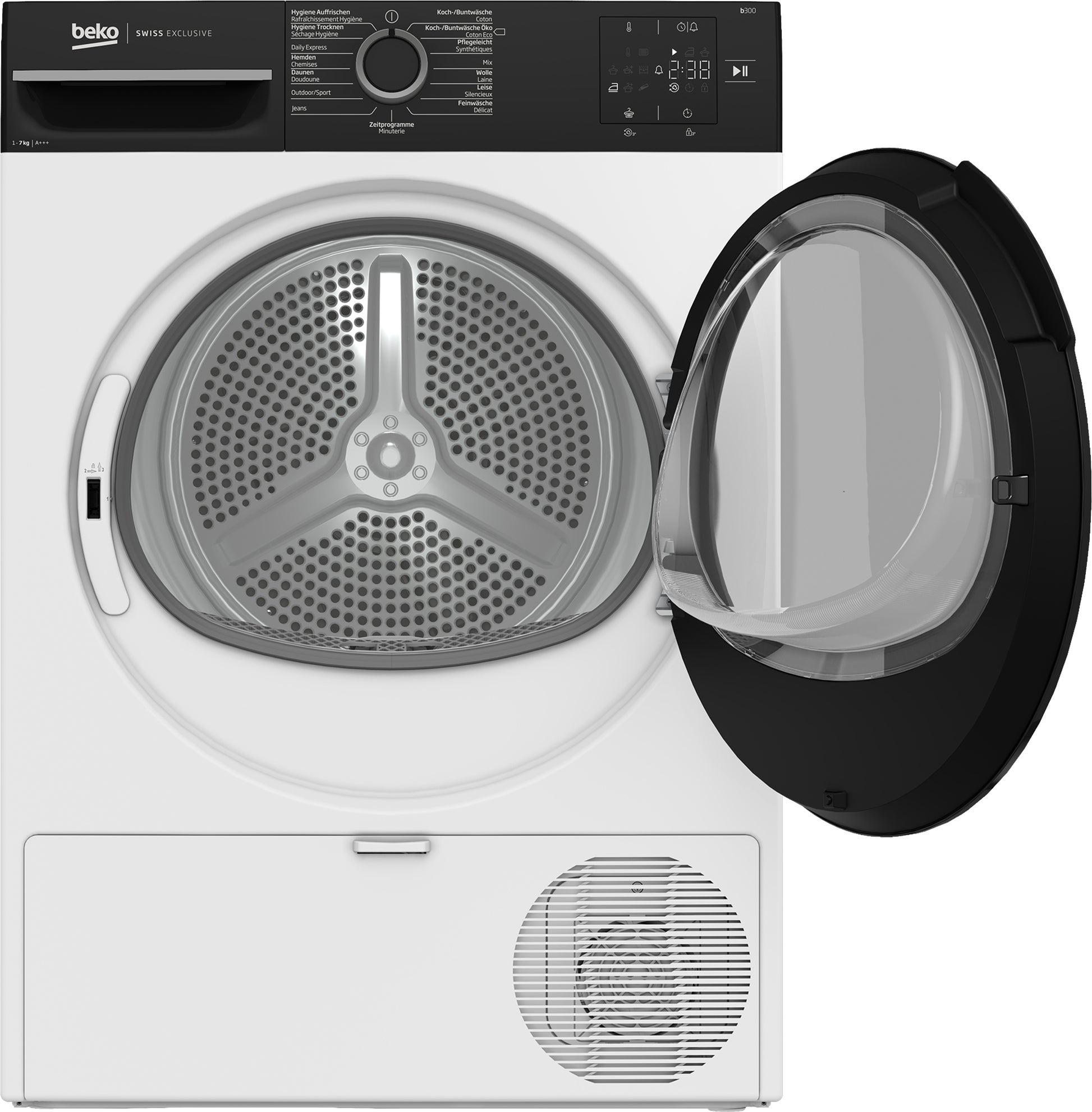 Beko Wäschetrockner TR207 – 7 kg, Wärmepumpe, Energieklasse C, 64 dB – Weiss