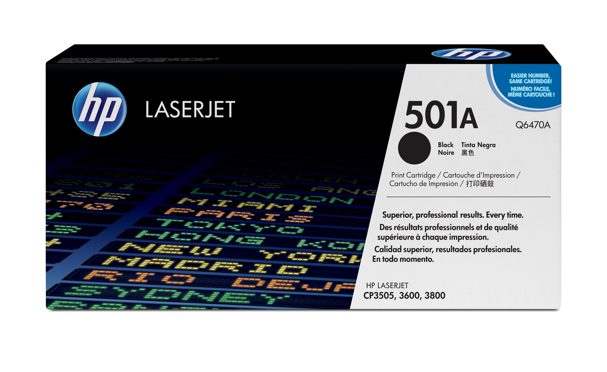 HP Toner Q6470A – schwarz, 6000 Seiten – für HP Color LaserJet 3600/3800/CP3505 und andere
